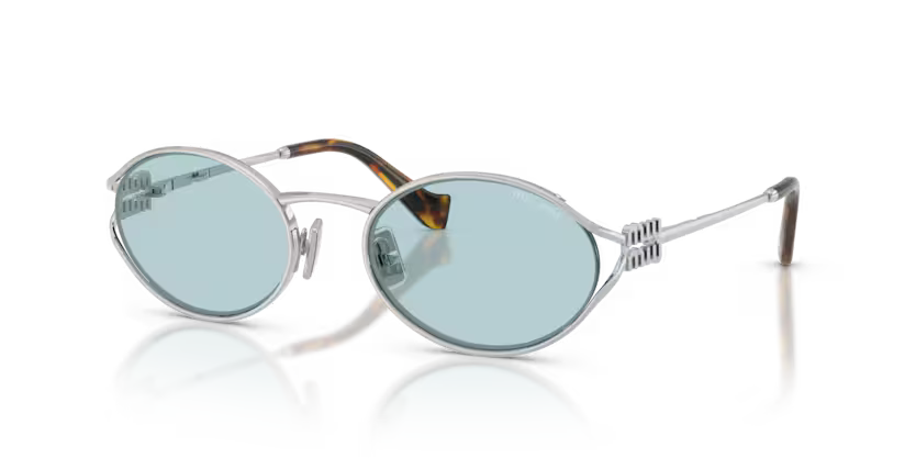 MIU MIU Oval Metal Sunglasses