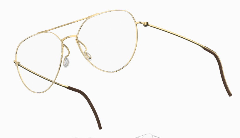 Lindberg Thintanium Aviator Eyeglasses