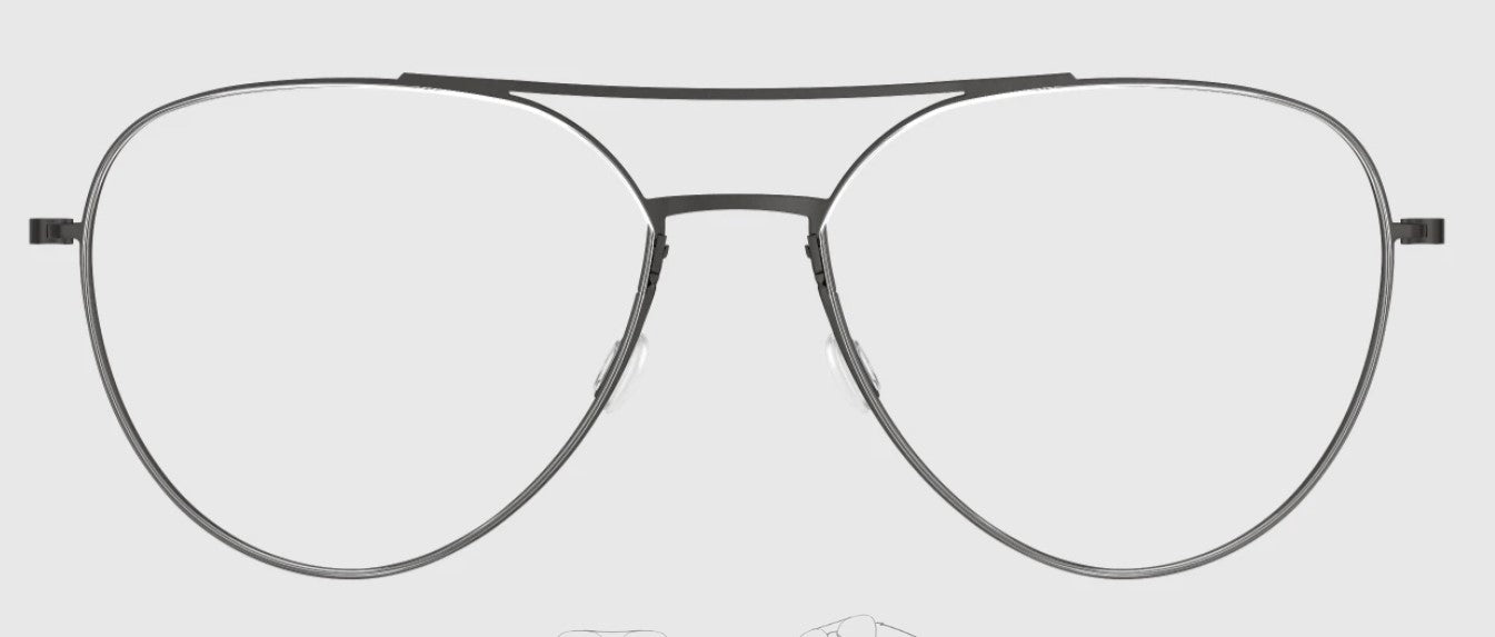 Lindberg Thintanium Aviator Eyeglasses