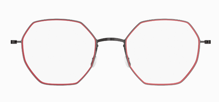 Lindberg Thintanium Hexagonal Eyeglasses
