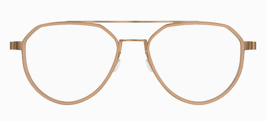 Lindberg Strip Titanium Aviator Eyeglasses