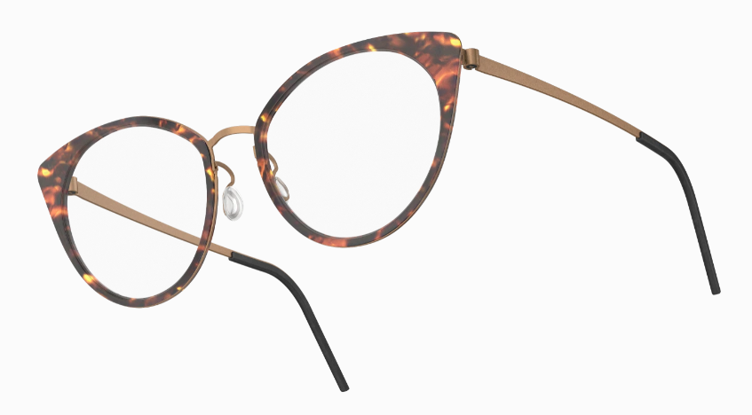 Lindberg Strip Titanium Cat Eye Eyeglasses