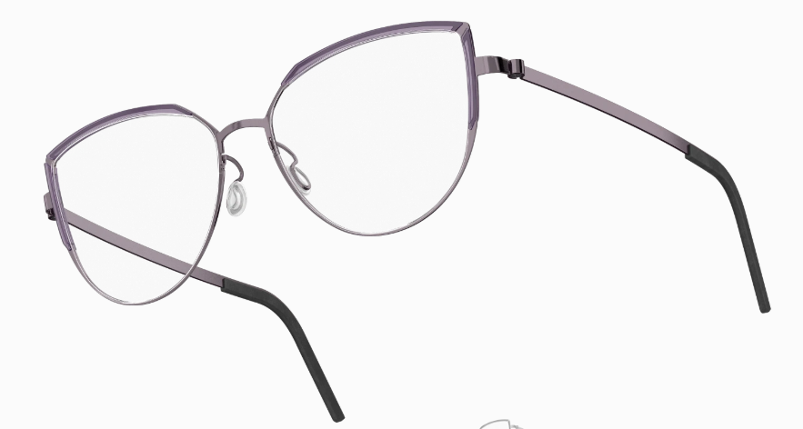 Lindberg Strip Titanium Cat Eye Eyeglasses