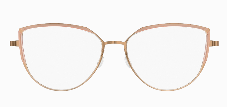 Lindberg Strip Titanium Cat Eye Eyeglasses