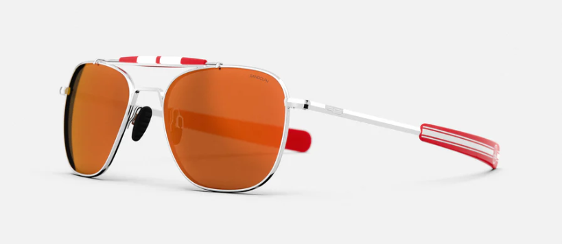 Randolph X Shelby Aviator II Semi-Polarized Sunglasses