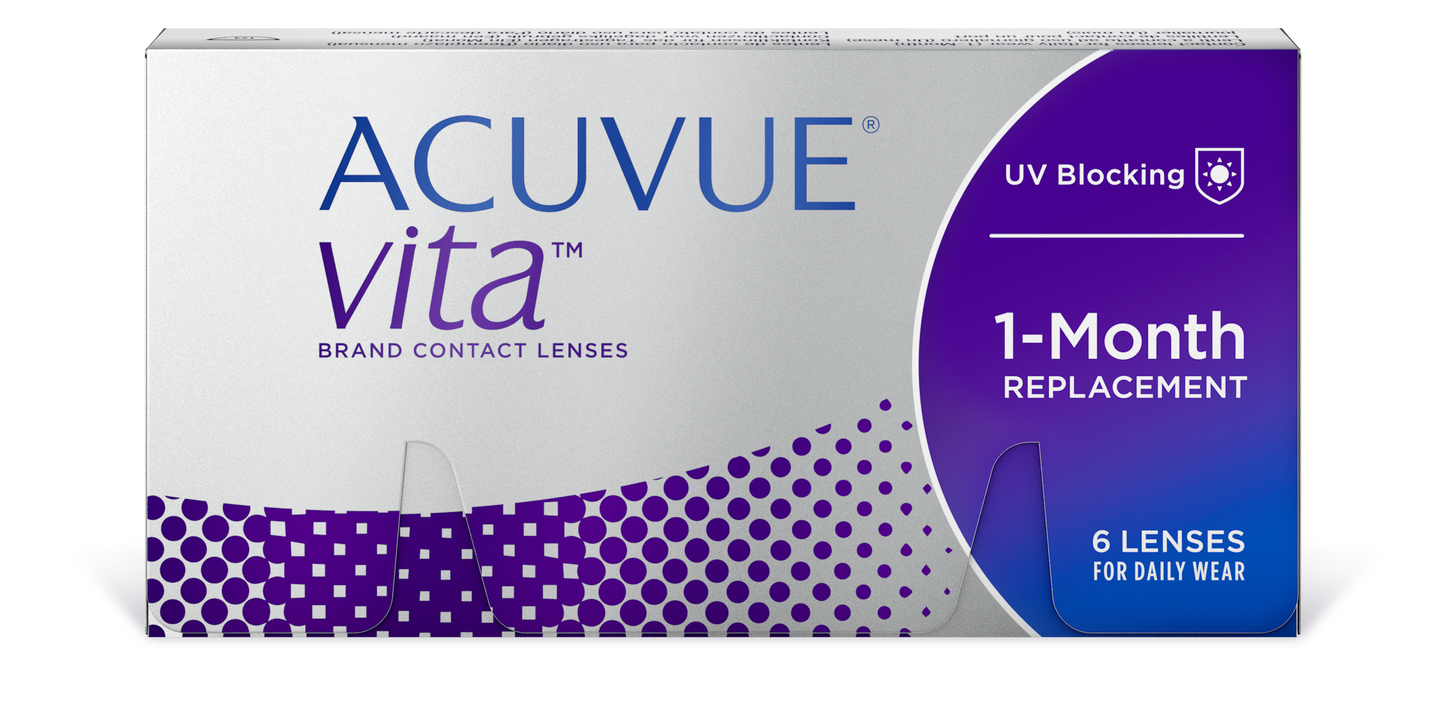 ACUVUE VITA Monthly 6 pack ($47.75/Box after Rebate for Annual Supply)