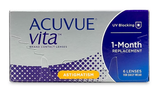 ACUVUE VITA for Astigmatism Monthly 6 pack ($51.5/Box after Rebate)