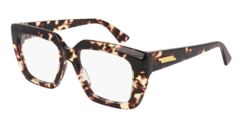 Bottega Veneta Square Acetate Eyeglasses