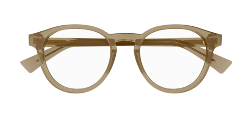 Bottega Veneta Round Acetate Eyeglasses