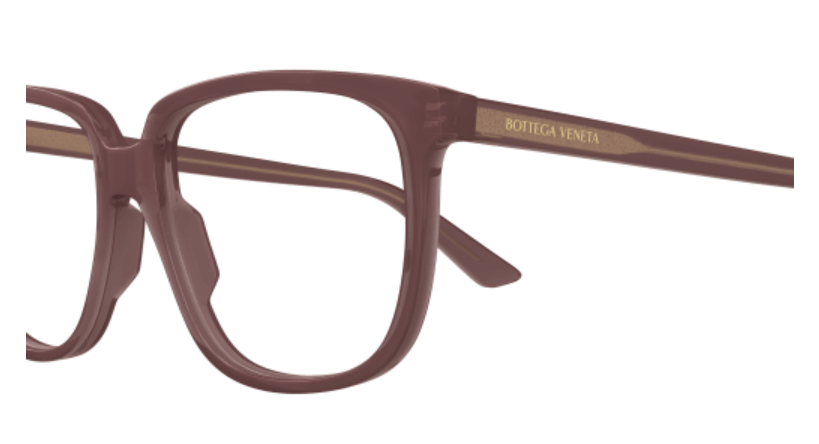 Bottega Veneta Square Acetate Eyeglasses