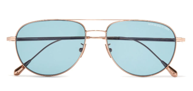 Cutler and Gross Tear Drop Aviator Sunglasses