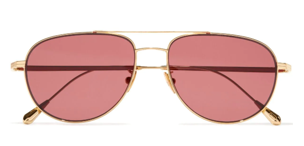 Cutler and Gross Tear Drop Aviator Sunglasses