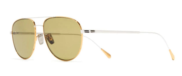 Cutler and Gross Tear Drop Aviator Sunglasses