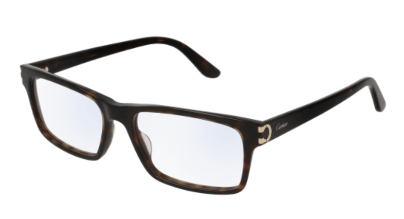Signature C de Cartier Rectangular Acetate Eyeglasses