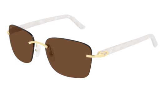 C Allongé de Cartier Motif Square Acetate Sunglasses