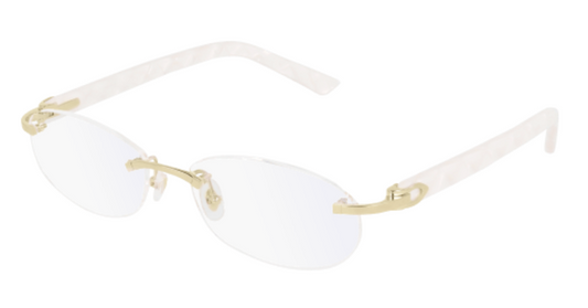 C Allongé de Cartier Motif Oval Acetate Eyeglasses