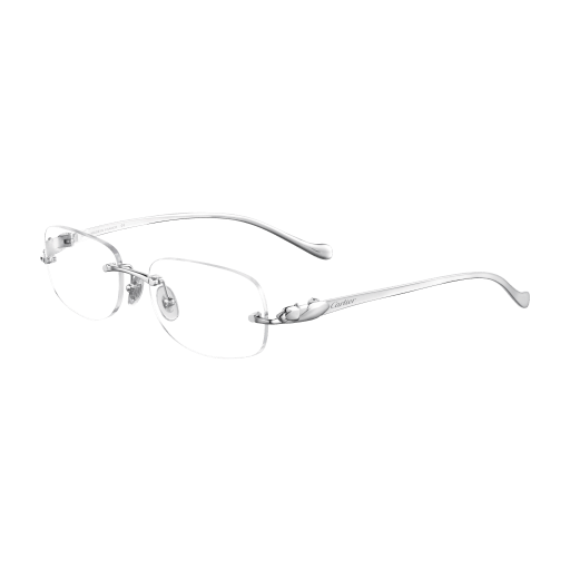 Panthère de Cartier Oval Metal Eyeglasses