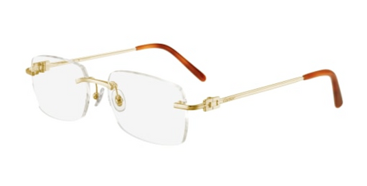 Precious de Cartier Rimless Solid Gold Eyeglasses