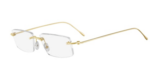Precious de Cartier Rimless Solid Gold Eyeglasses