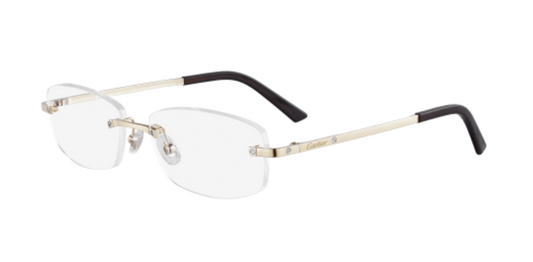 Santos de Cartier Rimless Titanium Eyeglasses