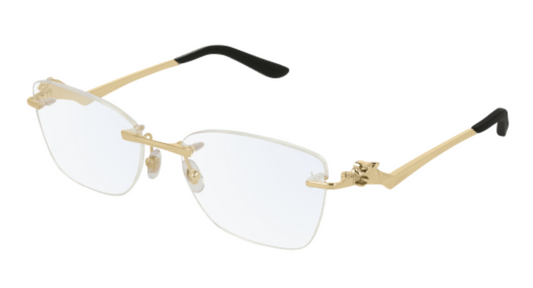 Panthère de Cartier Cat Eye Metal Eyeglasses