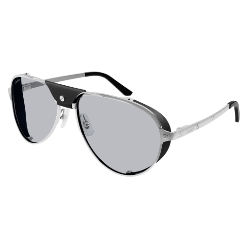 Santos de Cartier Aviator Metal Polarized Sunglasses