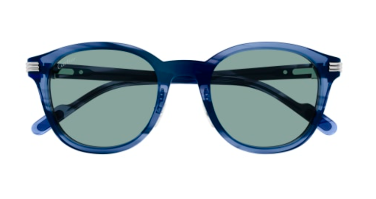 Première de Cartier Round Acetate Sunglasses