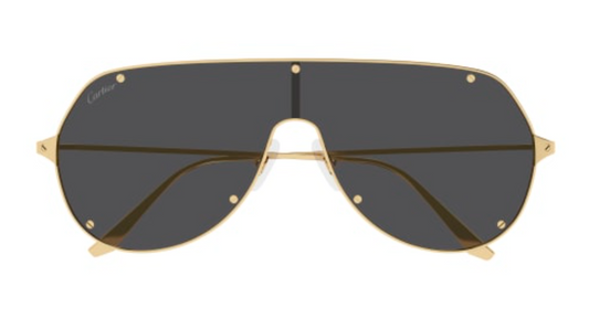 Santos de Cartier Aviator Metal Sunglasses