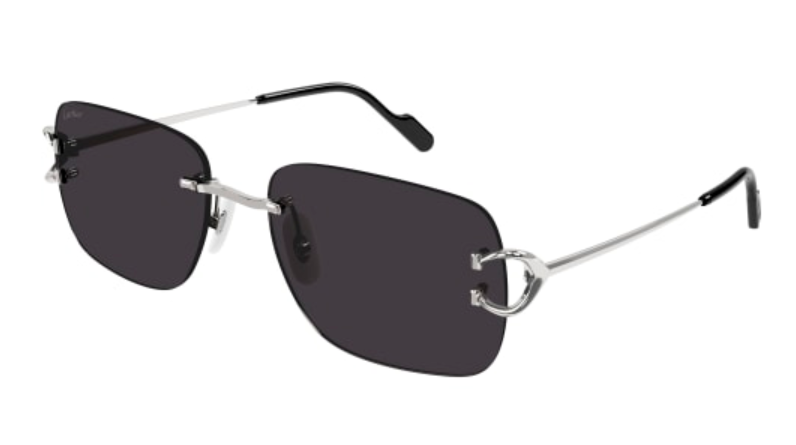 Signature C de Cartier Rimless Metal Sunglasses