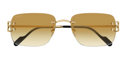 Signature C de Cartier Rimless Metal Sunglasses