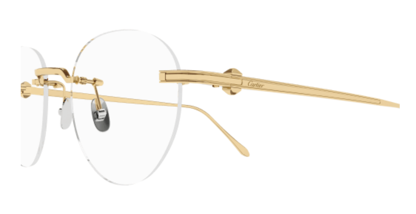 Pasha de Cartier Rimless Titanium Eyeglasses