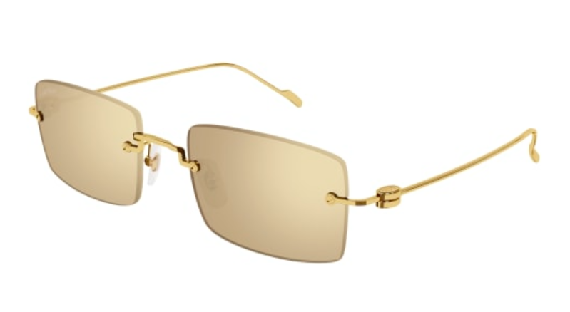 Precious de Cartier Solid Gold Rimless Sunglasses