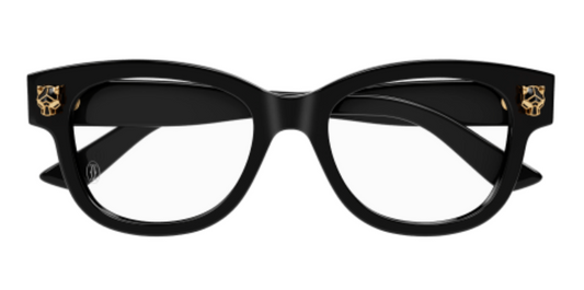 Panthère de Cartier Square Acetate Eyeglasses