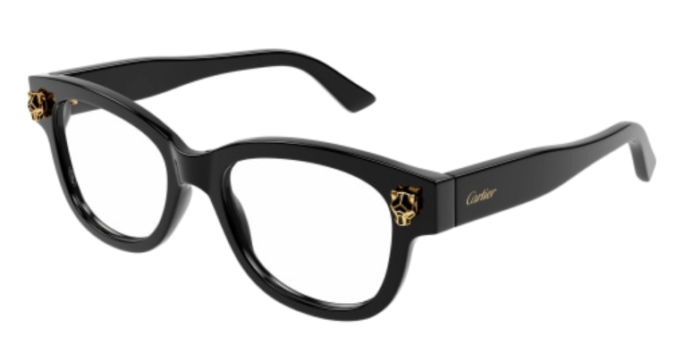 Panthère de Cartier Square Acetate Eyeglasses