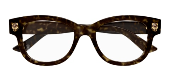 Panthère de Cartier Square Acetate Eyeglasses