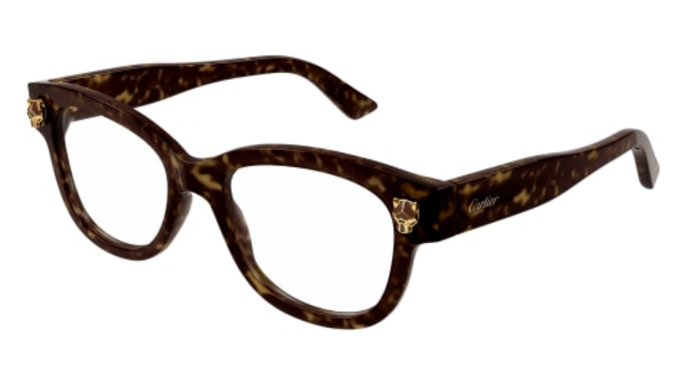 Panthère de Cartier Square Acetate Eyeglasses