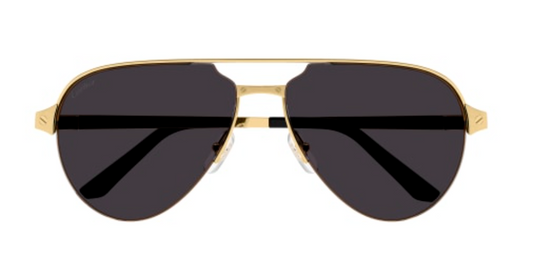 Santos de Cartier Aviator Metal Sunglasses