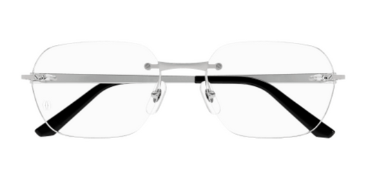 Santos de Cartier Rimless Titanium Eyeglasses