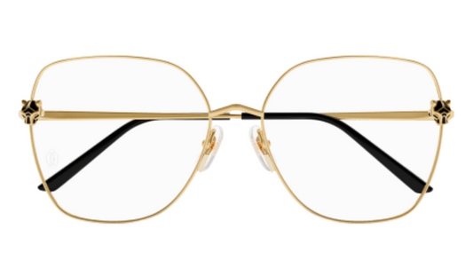 Panthère de Cartier Butterfly Metal Eyeglasses
