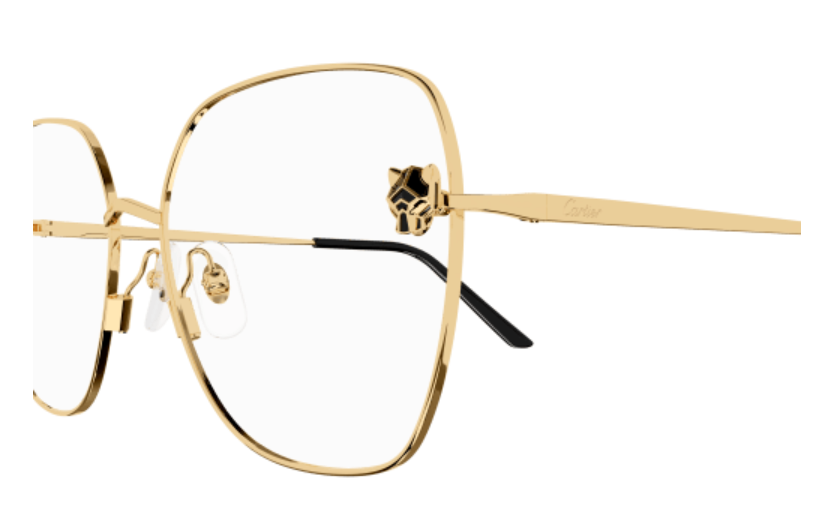 Panthère de Cartier Butterfly Metal Eyeglasses