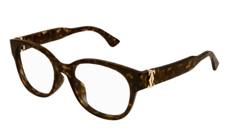 C de Cartier Cat Eye Acetate Eyeglasses