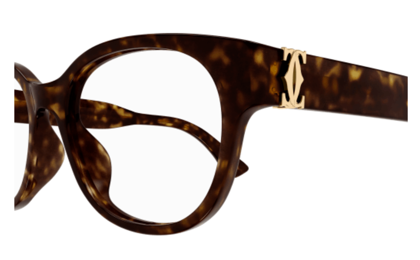 C de Cartier Cat Eye Acetate Eyeglasses