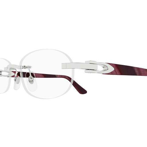 C Allongé de Cartier Motif Oval Acetate Eyeglasses