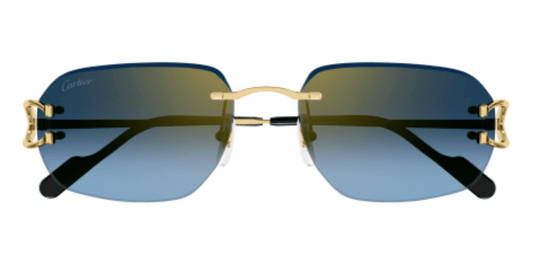 Signature C de Cartier Rimless Metal Sunglasses