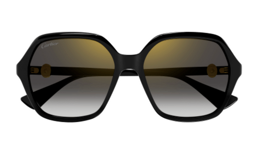 Signature C de Cartier Hexagonal Acetate Sunglasses
