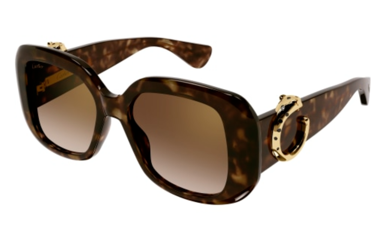 Panthère de Cartier Square Acetate Sunglasses