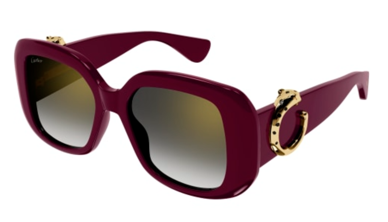 Panthère de Cartier Square Acetate Sunglasses