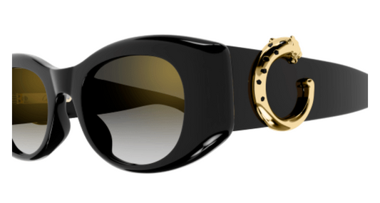 Panthère de Cartier Oval Acetate Sunglasses