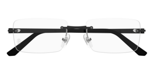 Santos de Cartier Rimless Titanium Eyeglasses