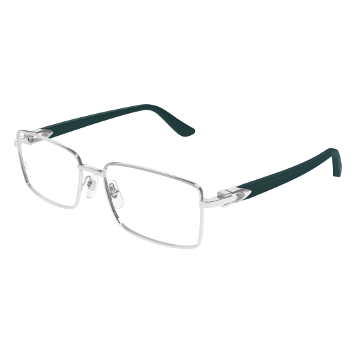 C Allongé de Cartier Motif Rectangular Metal Eyeglasses